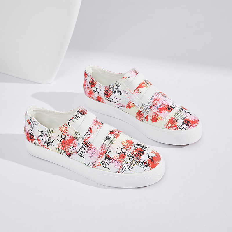 Floral Platform Sneakers